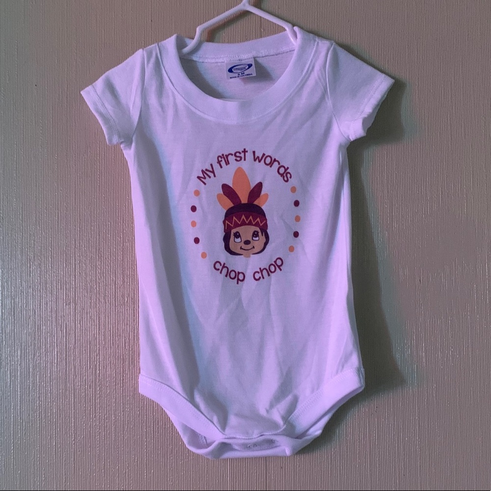 Baby graphic onesie 6 months